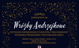 Andrzejki na Wydziale Pedagogiki i Psychologii UMCS