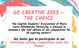 Konkurs Go Creative 2023: The Choice
