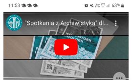 Młodzież licealna w spotkaniu z archiwistyką w archiwum...