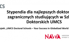 Stypendium dla zagranicznych doktorantów w ramach...