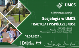 Konferencja "Socjologia w UMCS – tradycja i...