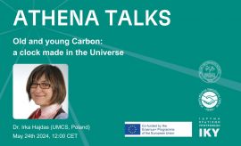 ATHENA Talk z dr Ireną Hajdas: Old and Young Carbon - A...