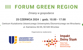 Zaproszenie na III Forum Green Region