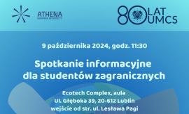 Spotkanie informacyjne dla studentów zagranicznych