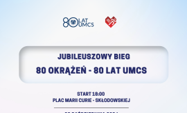 Jubileuszowy bieg "80 okrążeń - 80 lat UMCS"