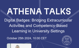 Welcome to the 2nd ATHENA Talk 2025 - About Digital Badges