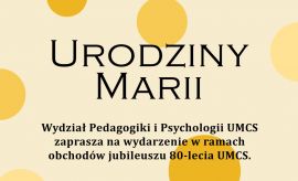 "Urodziny Marii" - 7.11.2024