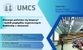 Seminarium Naukowe: Dlaczego państwa się bogacą? - wokół...