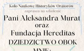 "Dziedzictwo obok mnie...": szkolenie z...