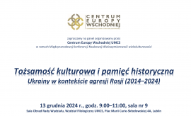 Tożsamość kulturowa i pamięć historyczna Ukrainy -...