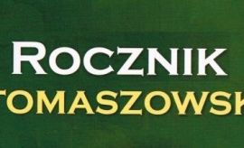 Możliwość publikacji w „Roczniku Tomaszowskim”