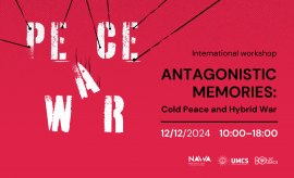 International workshop - Antagonistic Memories: Cold...