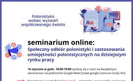 II seminarium dotyczące kompetencji polonistów na rynku...