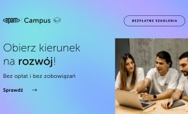 EPAM Campus zaprasza studentów/tki na bezpłatne szkolenia