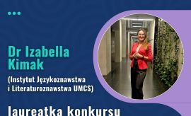 Dr Izabella Kimak stypendystką Komisji Fulbrighta