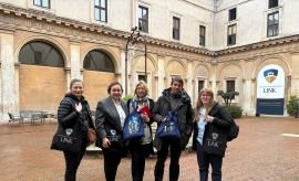 Przedstawicielki Centrum Promocji na Università degli...