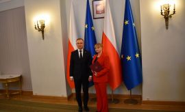 Prof. Marta Fiołka received the nomination from the...
