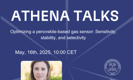 ATHENA Talk: Optimizing a perovskite-based gas sensor:...
