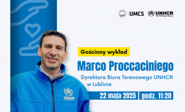 Gościnny wykład dyrektora Biura Terenowego UNHCR w Lublinie