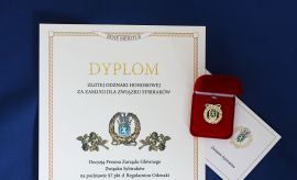Złota Odznaka Honorowa dla prof. Arkadiusza Berezy