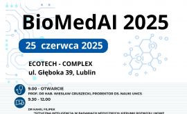 BioMedAIDay już 25 czerwca w ECOTECH-COMPLEX