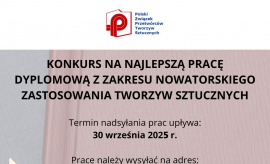 IX Edycja Konkursu PZPTS na najlepszą pracę dyplomową z...