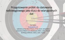 Seminarium ECOTECH-COMPLEX z dr Irką Hajdas z ETH Zürich