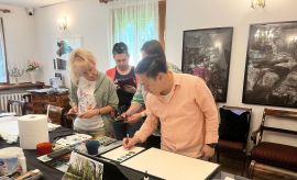 Letnie warsztaty akwareli z Minh Dam - fotorelacja
