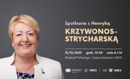 Spotkanie z Henryką Krzywonos-Strycharską
