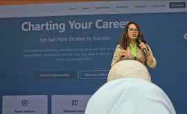 UMCS Student Mariem Briki Showcases SkillSail Project at...