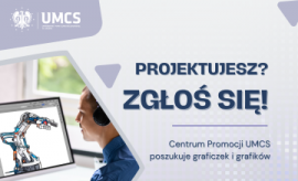 Centrum Promocji UMCS poszukuje graficzek i grafików