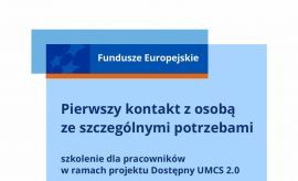Szkolenie dla pracowników z pierwszego kontaktu z osobą...