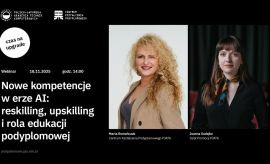 Nowe kompetencje w erze AI – darmowy webinar PJATK