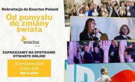 Webinar dla studentów/tek dotyczący Programu Enactus