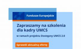 Zapraszamy w lipcu na szkolenia w ramach projektu...