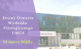Drzwi Otwarte Wydziału Filologicznego 