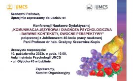 Komunikacja językowa i diagnoza psychologiczna – barwne...