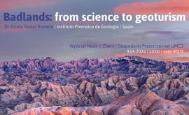 Badlands: from science to geoturism | wykład