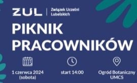 Piknik Pracowników ZUL: Odbiór karnetów (do 29.05.)
