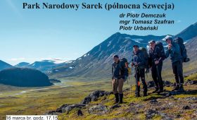 Sarek National Park in Sweden - invitation to a lecture