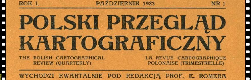 100 lat Polskiego Przeglądu Kartograficznego