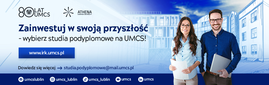 Studia podyplomowe na UMCS - sprawdź ofertę