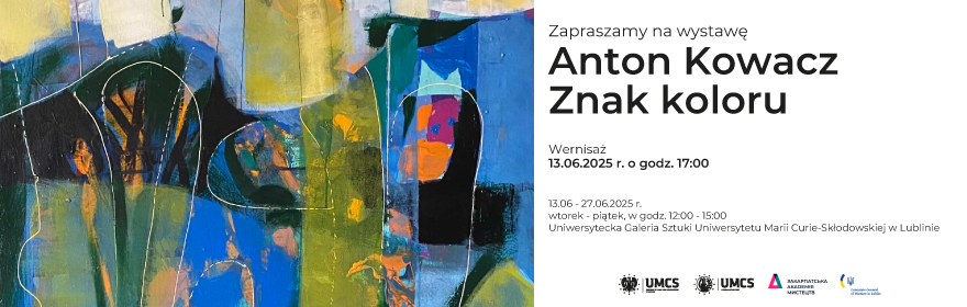 Wystawa Antona Kowacza pt. Znak koloru