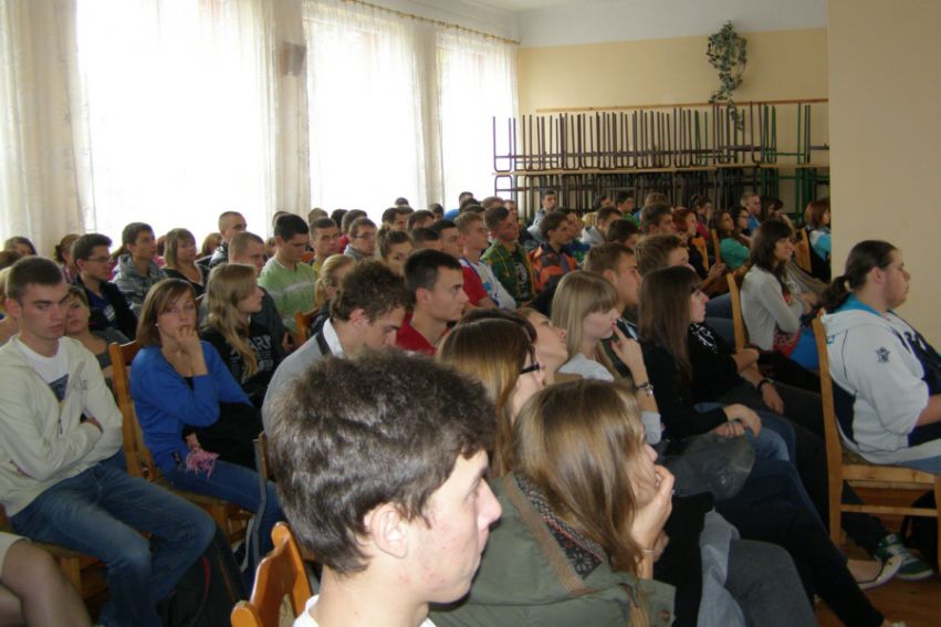 Spotkania w szkołach - Włodawa, 16.10.2013