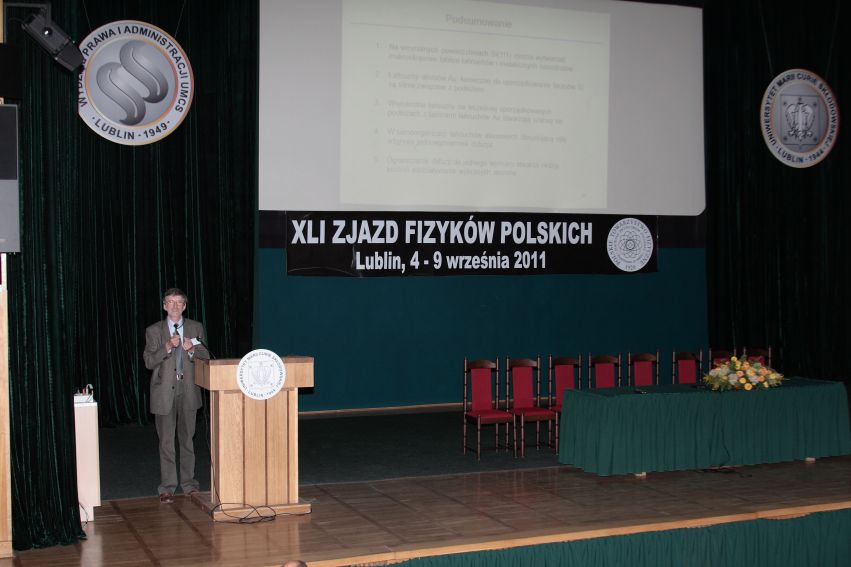 XLI Zjazd Fizyków Polskich, 4-9 września 2011 r., Lublin