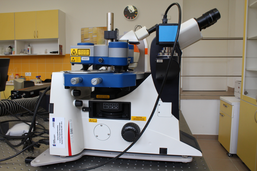 Mikroskopowy zestaw ramanowski ze wzbudzeniem laserowym