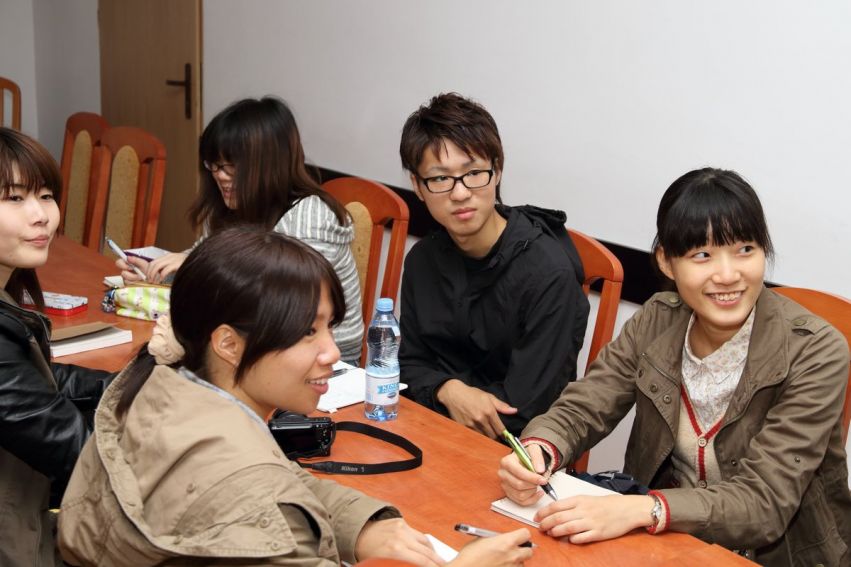Studenci z Yamaguchi Prefectural University na WFiS