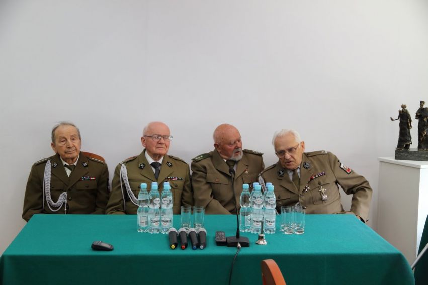 Spotkanie z byłymi żołnierzami Armii Krajowej