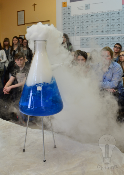 Pokazy chemiczne dla szkół partnerskich