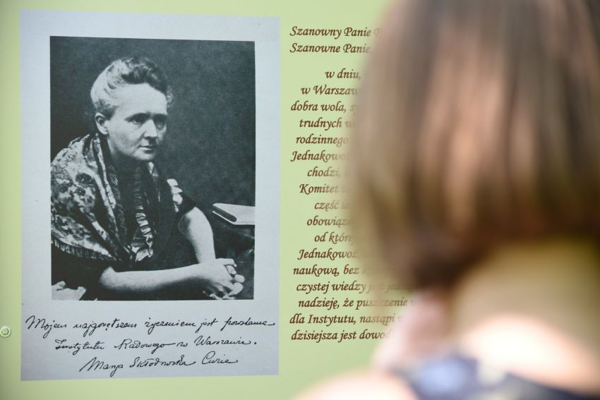Otwarcie wystawy "Maria Skłodowska-Curie i kwiaty"
